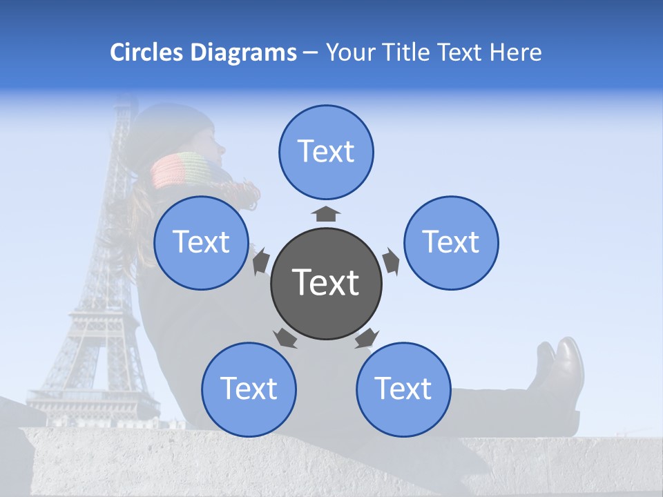 Rest Leaning Monument PowerPoint Template