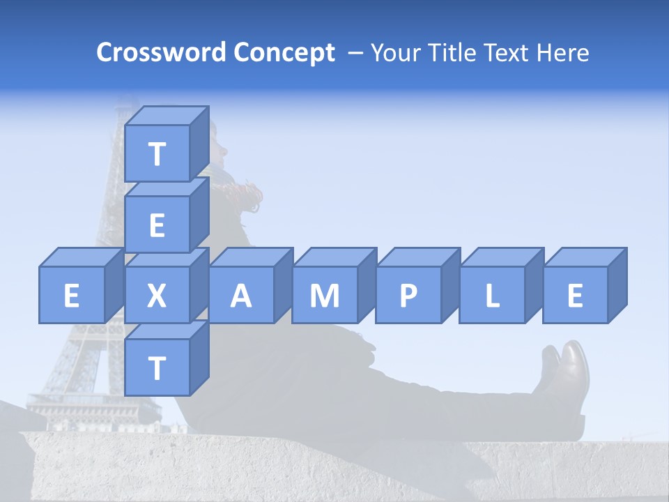 Rest Leaning Monument PowerPoint Template