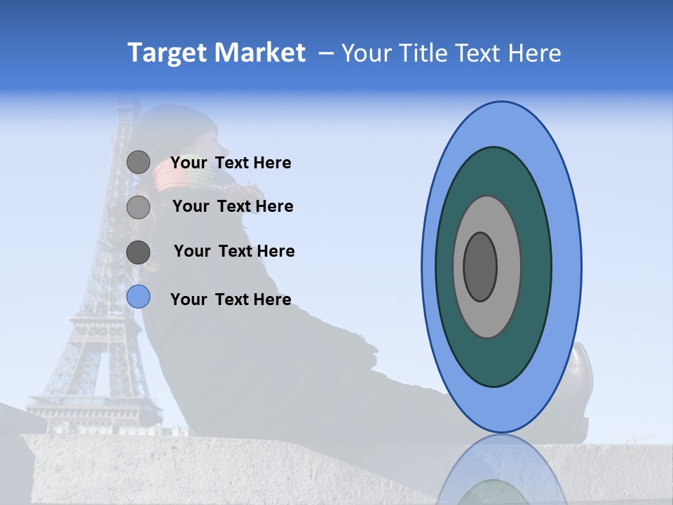 Rest Leaning Monument PowerPoint Template