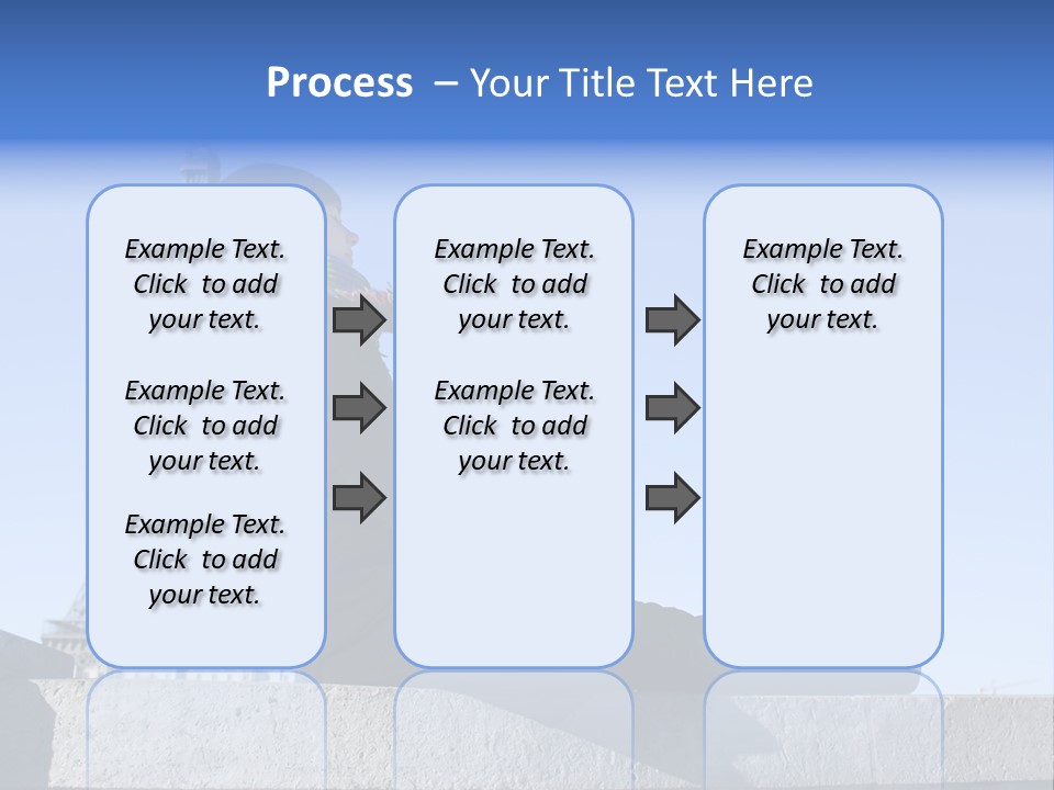 Rest Leaning Monument PowerPoint Template