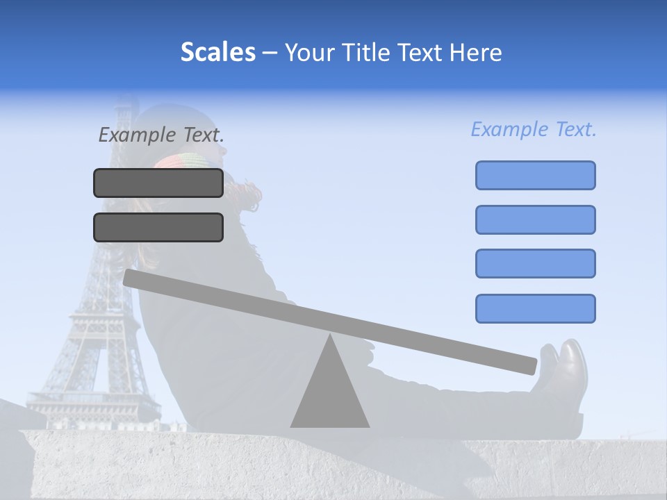 Rest Leaning Monument PowerPoint Template