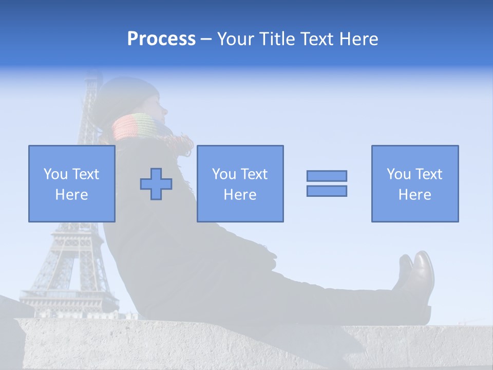 Rest Leaning Monument PowerPoint Template