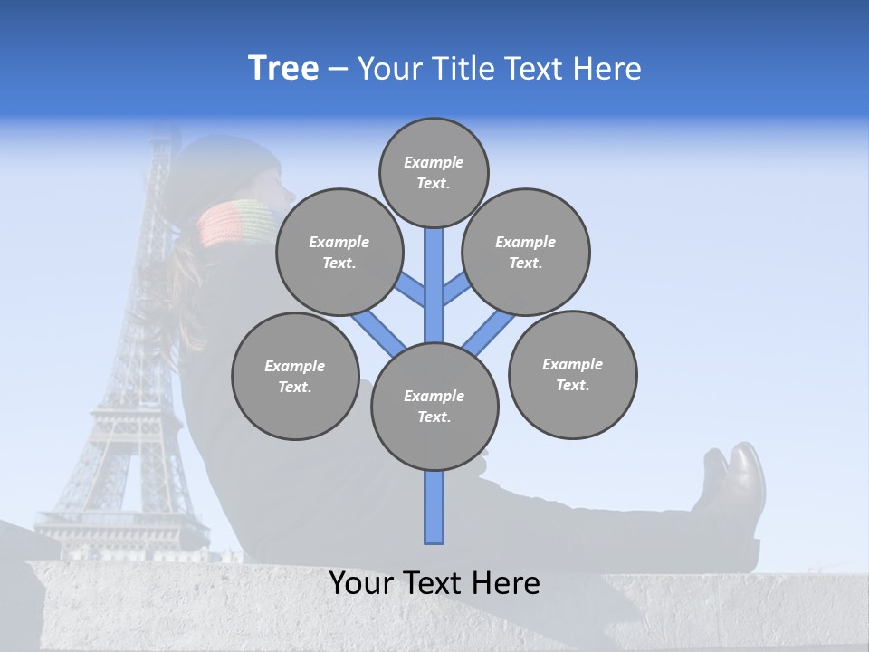 Rest Leaning Monument PowerPoint Template