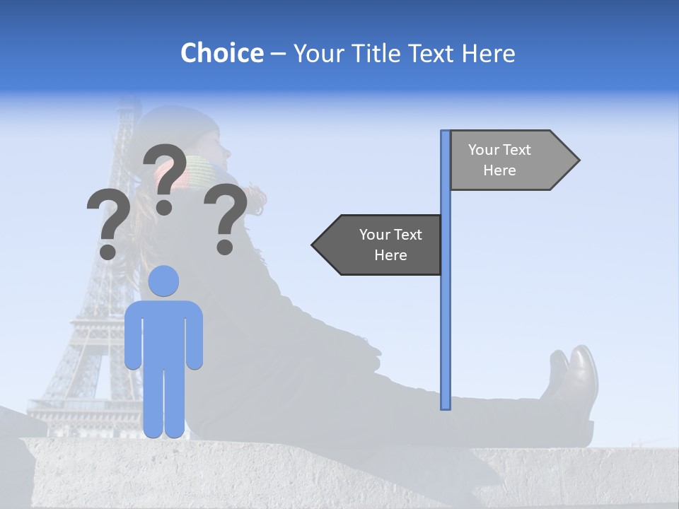 Rest Leaning Monument PowerPoint Template