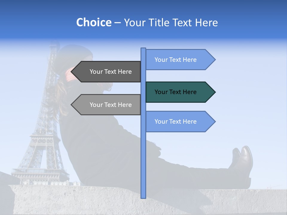 Rest Leaning Monument PowerPoint Template