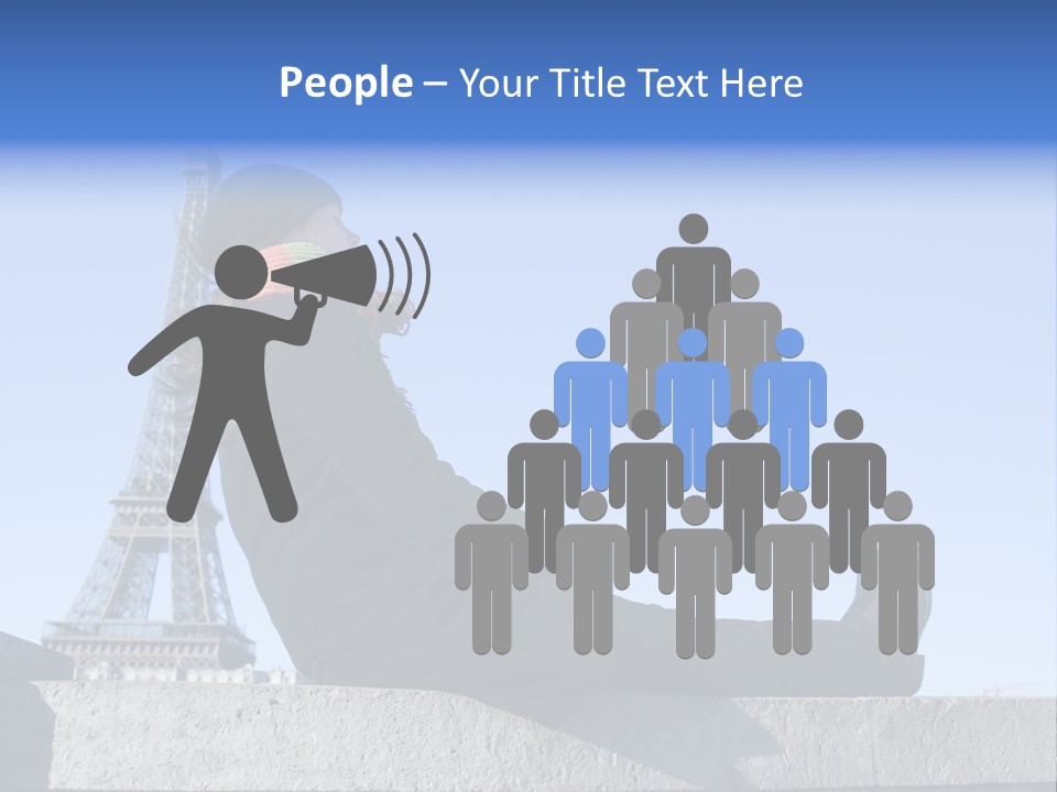 Rest Leaning Monument PowerPoint Template