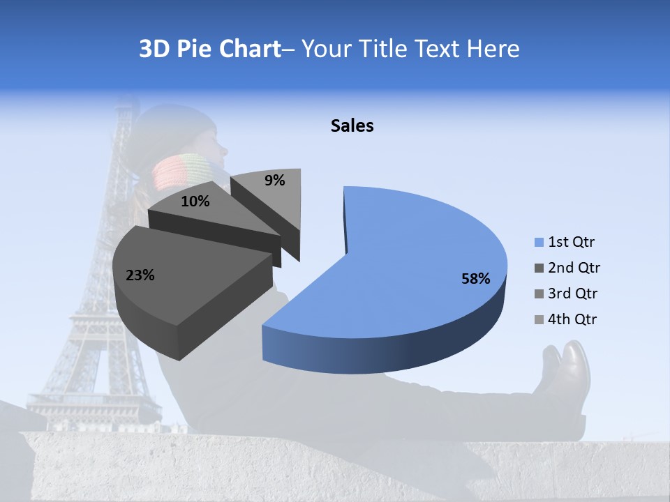 Rest Leaning Monument PowerPoint Template
