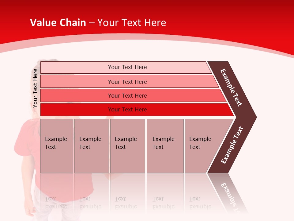 Schoolgirl Tshirt Only PowerPoint Template