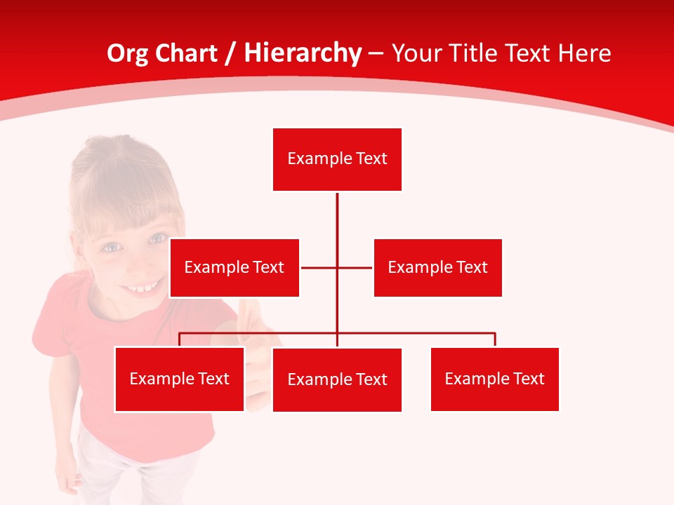 Schoolgirl Tshirt Only PowerPoint Template