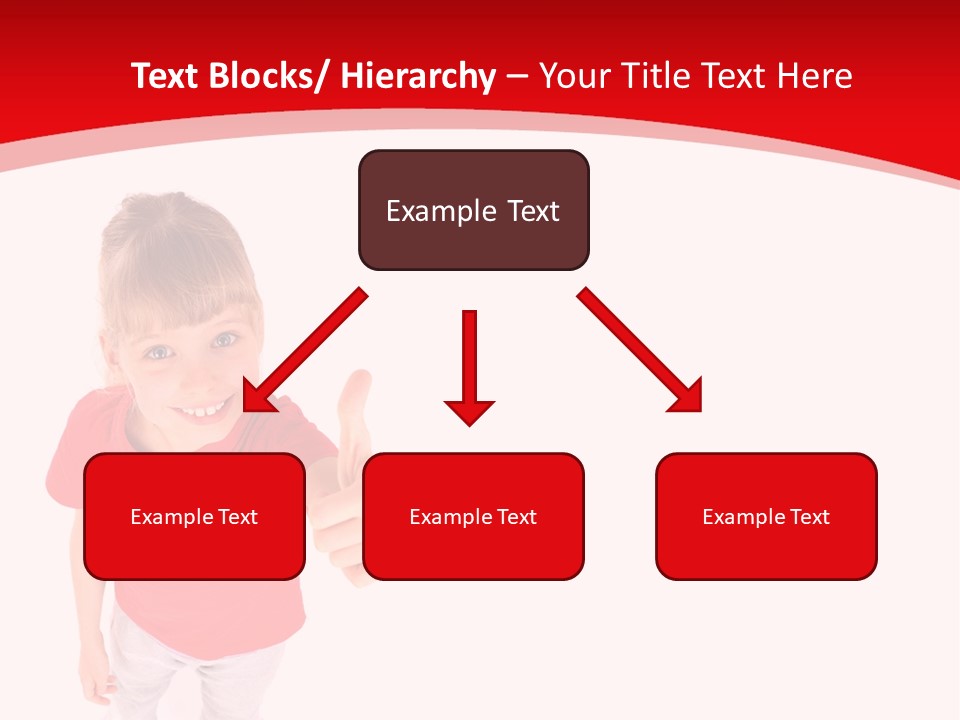 Schoolgirl Tshirt Only PowerPoint Template