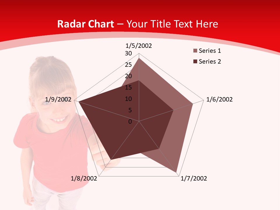 Schoolgirl Tshirt Only PowerPoint Template