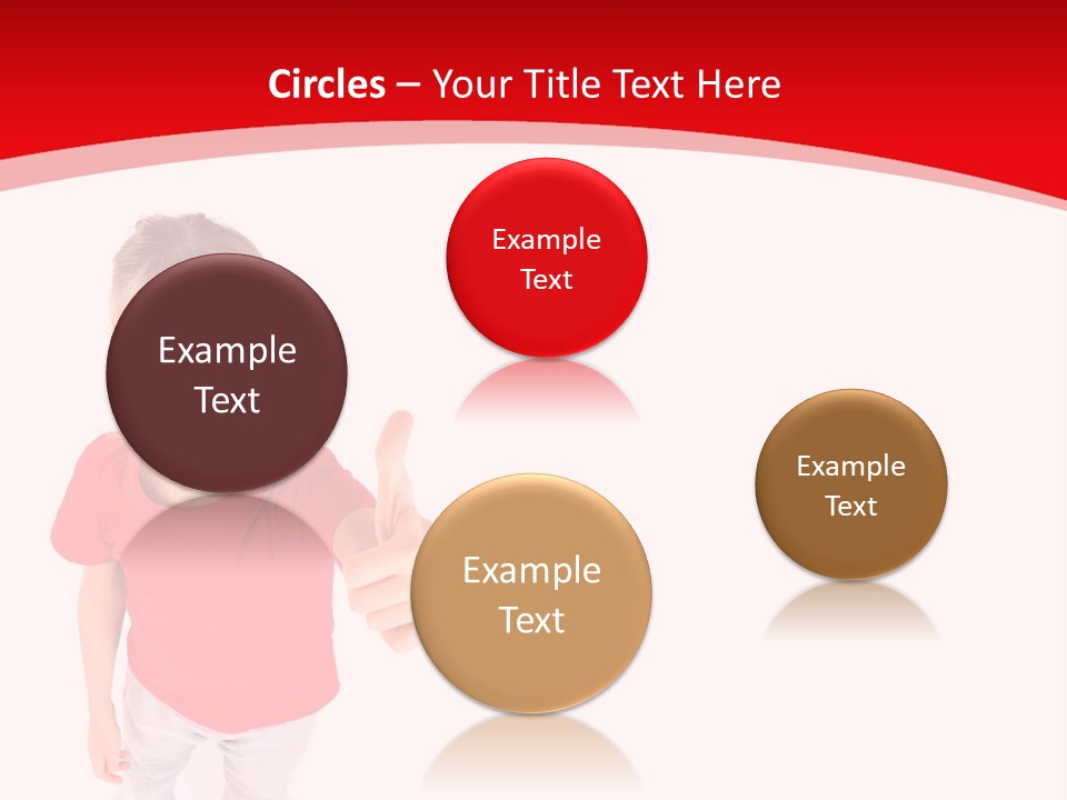 Schoolgirl Tshirt Only PowerPoint Template