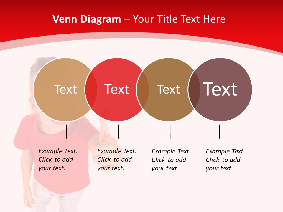 Schoolgirl Tshirt Only PowerPoint Template