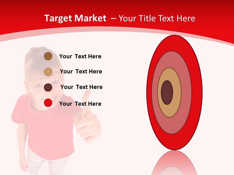 Schoolgirl Tshirt Only PowerPoint Template