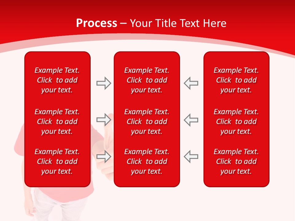 Schoolgirl Tshirt Only PowerPoint Template