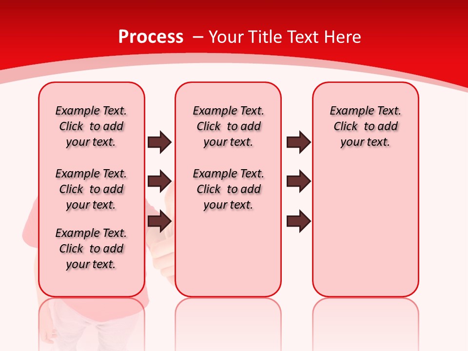 Schoolgirl Tshirt Only PowerPoint Template