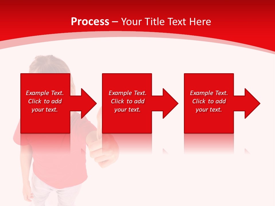 Schoolgirl Tshirt Only PowerPoint Template