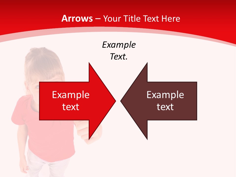 Schoolgirl Tshirt Only PowerPoint Template