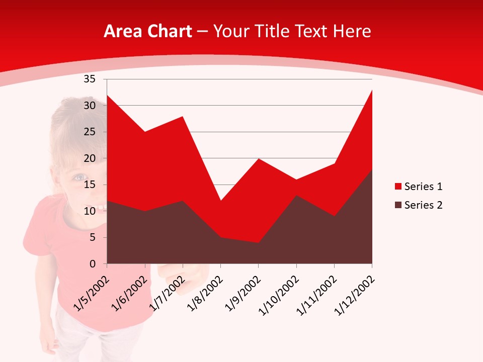 Schoolgirl Tshirt Only PowerPoint Template