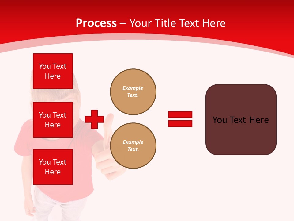 Schoolgirl Tshirt Only PowerPoint Template