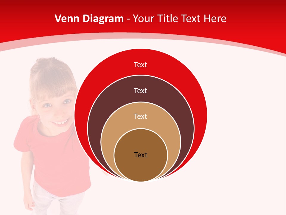 Schoolgirl Tshirt Only PowerPoint Template