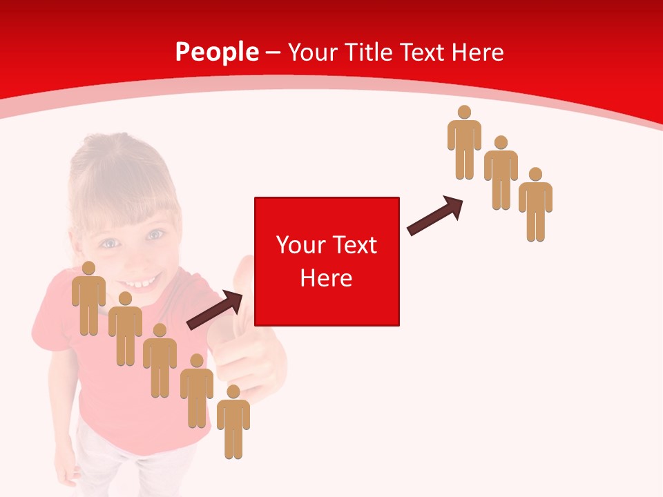 Schoolgirl Tshirt Only PowerPoint Template