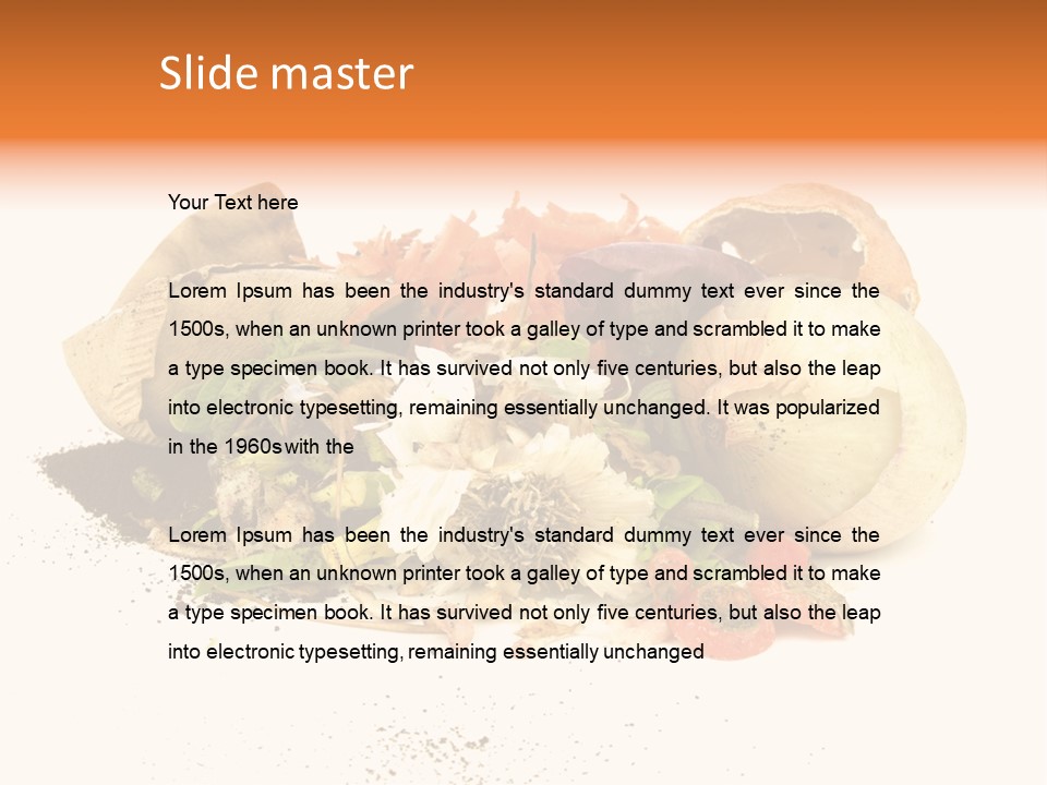 Environmental White Nobody PowerPoint Template