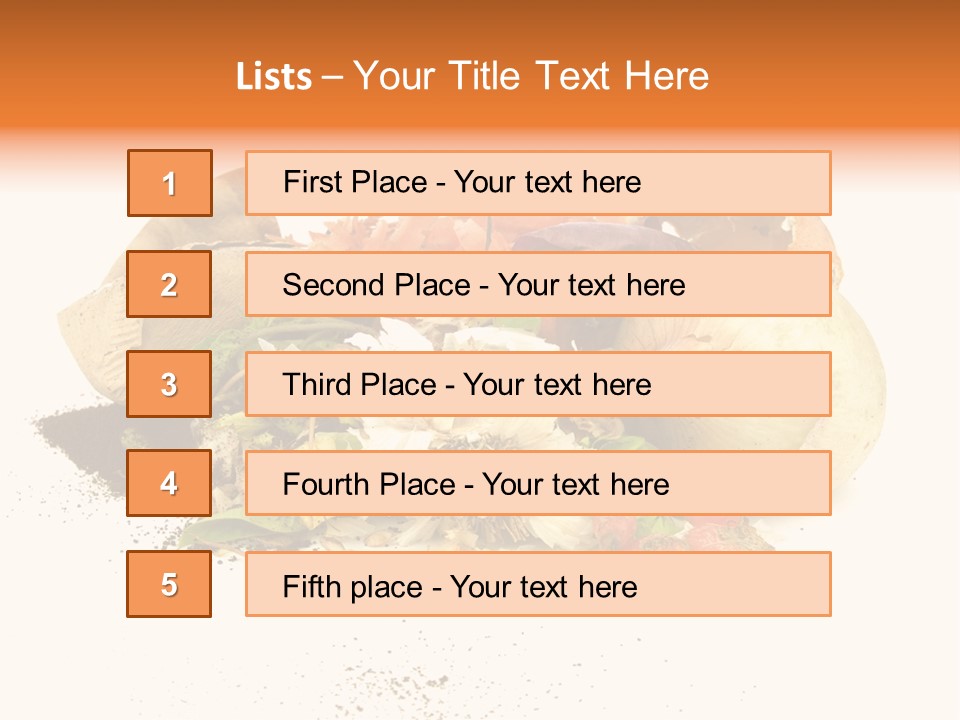 Environmental White Nobody PowerPoint Template