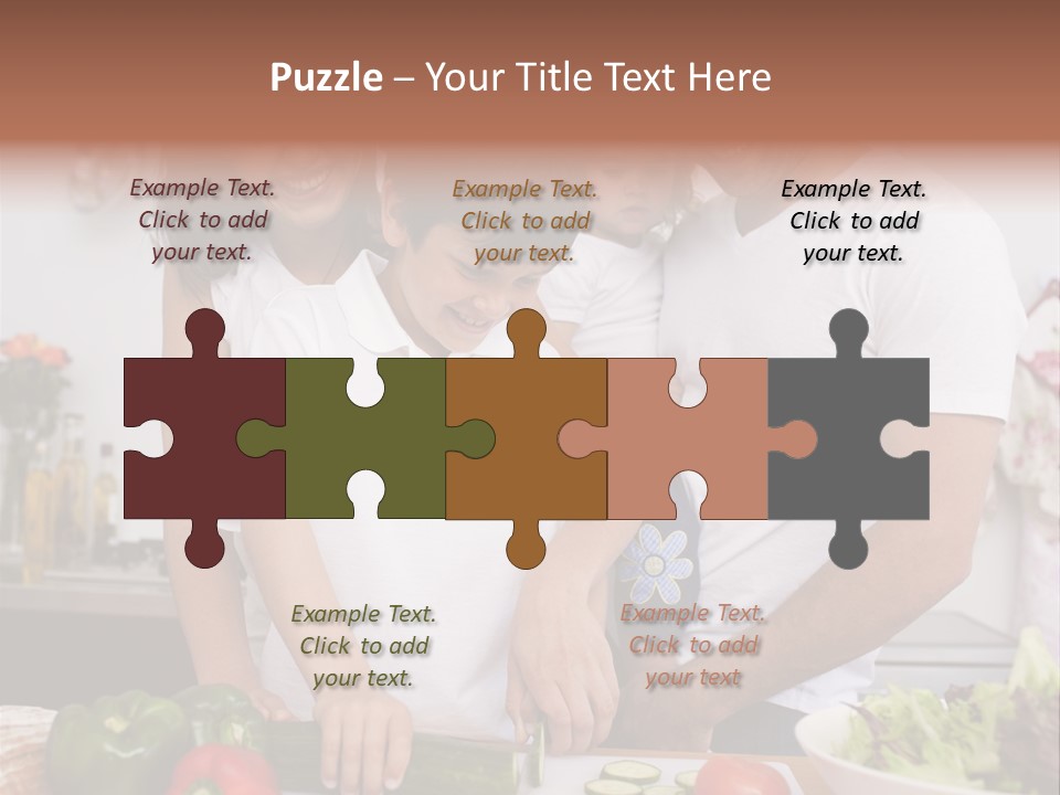 Cutout Cartoon Study PowerPoint Template