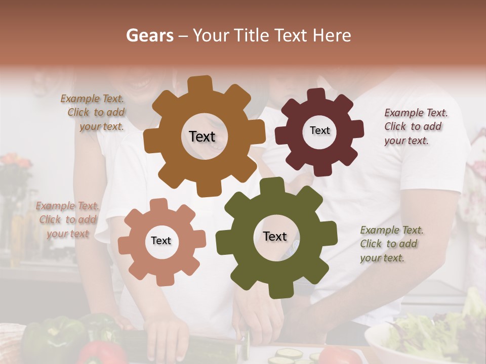 Cutout Cartoon Study PowerPoint Template