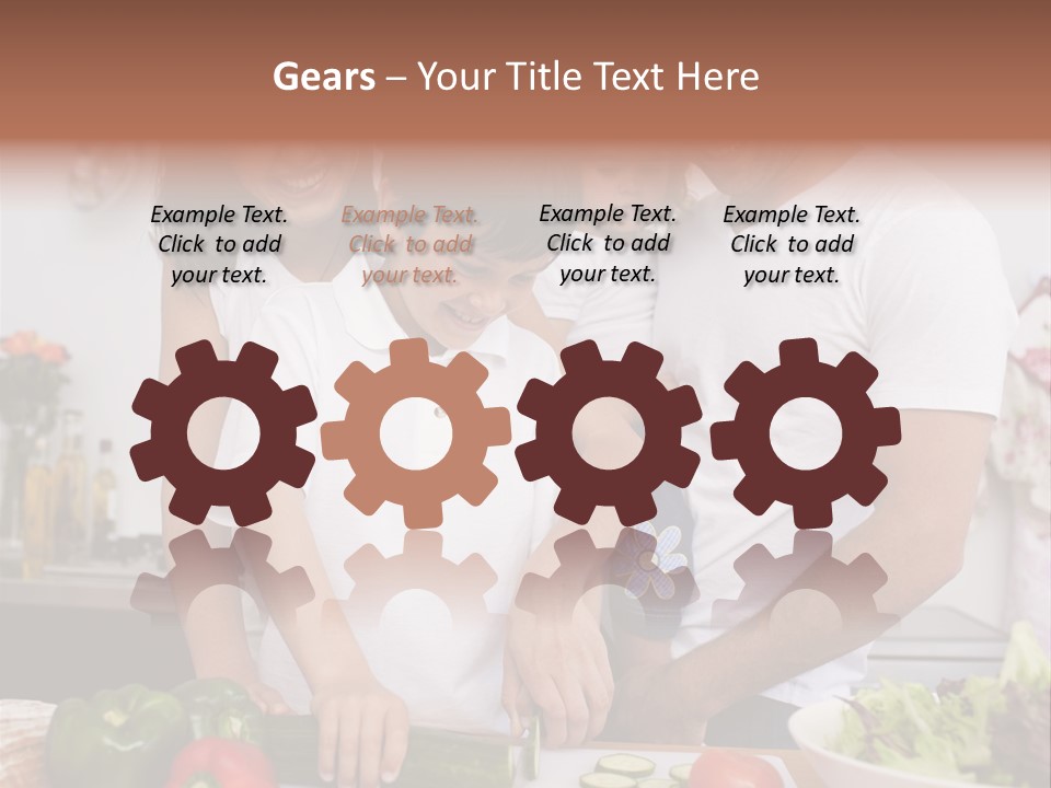 Cutout Cartoon Study PowerPoint Template