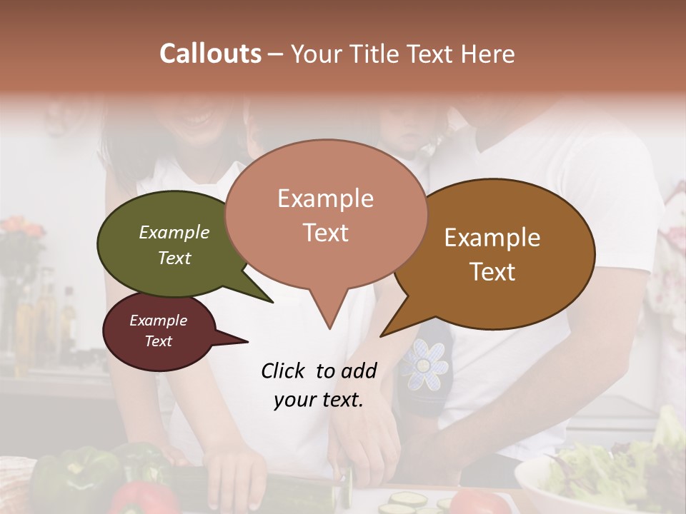 Cutout Cartoon Study PowerPoint Template