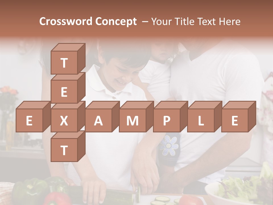 Cutout Cartoon Study PowerPoint Template