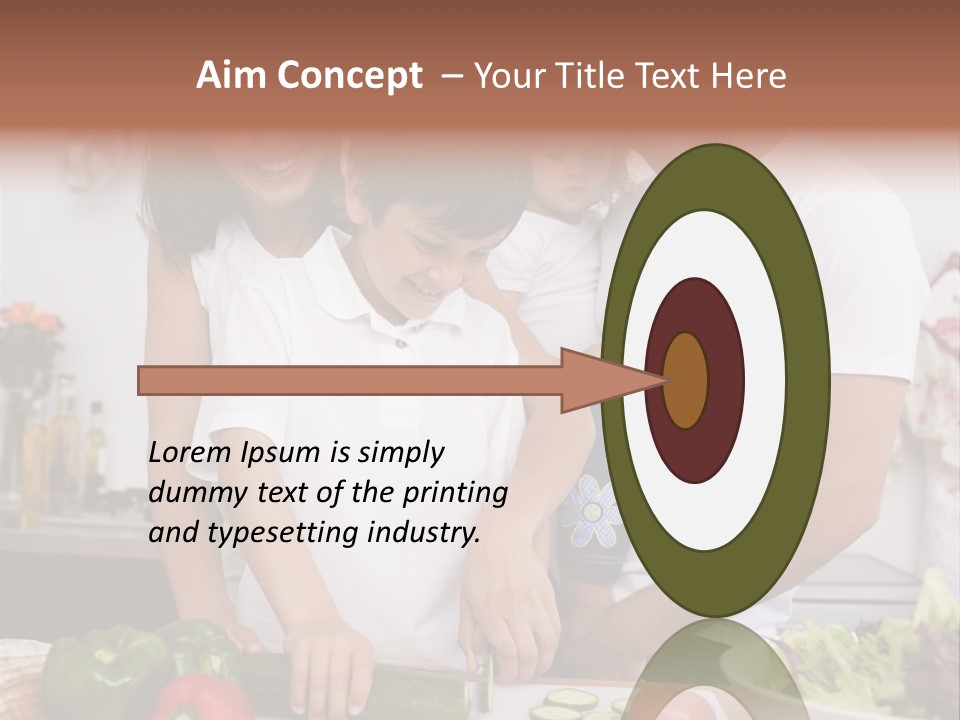 Cutout Cartoon Study PowerPoint Template