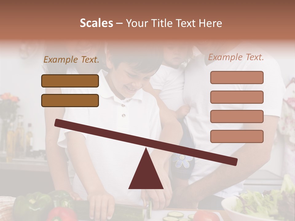 Cutout Cartoon Study PowerPoint Template