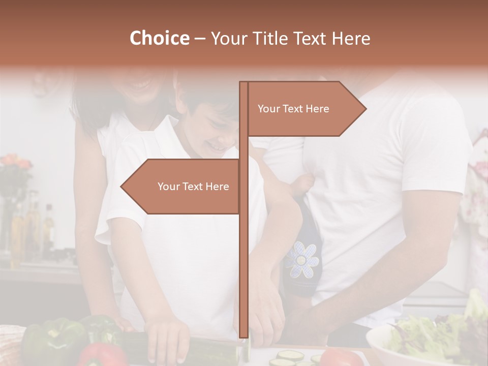 Cutout Cartoon Study PowerPoint Template