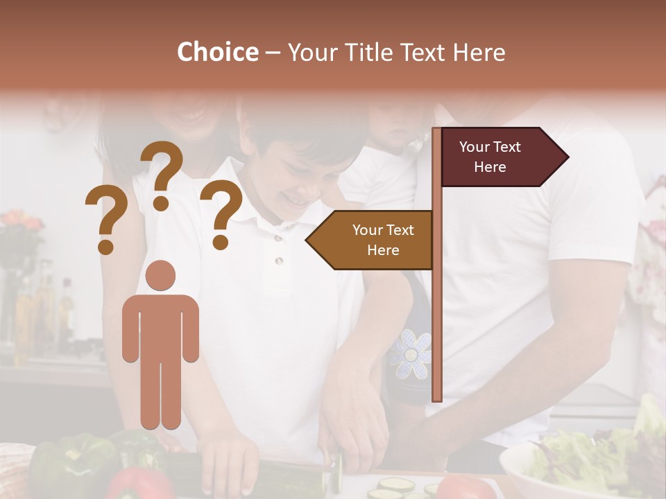 Cutout Cartoon Study PowerPoint Template