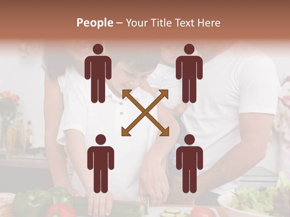 Cutout Cartoon Study PowerPoint Template