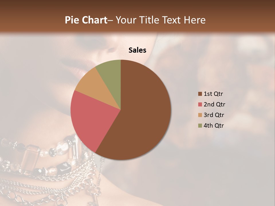 Makeup Glossy Earrings PowerPoint Template