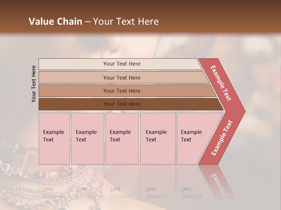 Makeup Glossy Earrings PowerPoint Template