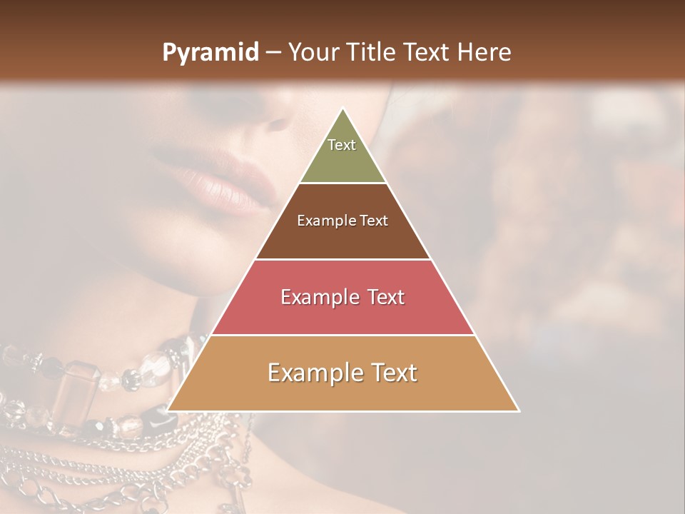 Makeup Glossy Earrings PowerPoint Template