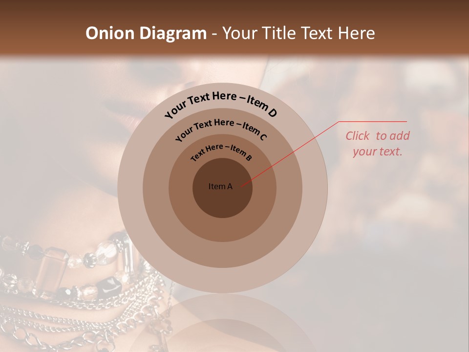 Makeup Glossy Earrings PowerPoint Template