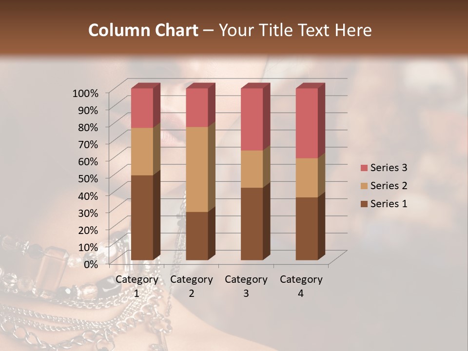 Makeup Glossy Earrings PowerPoint Template