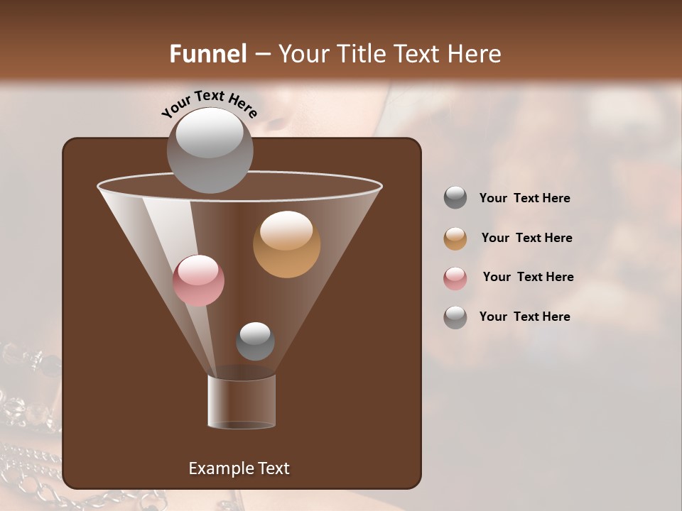 Makeup Glossy Earrings PowerPoint Template