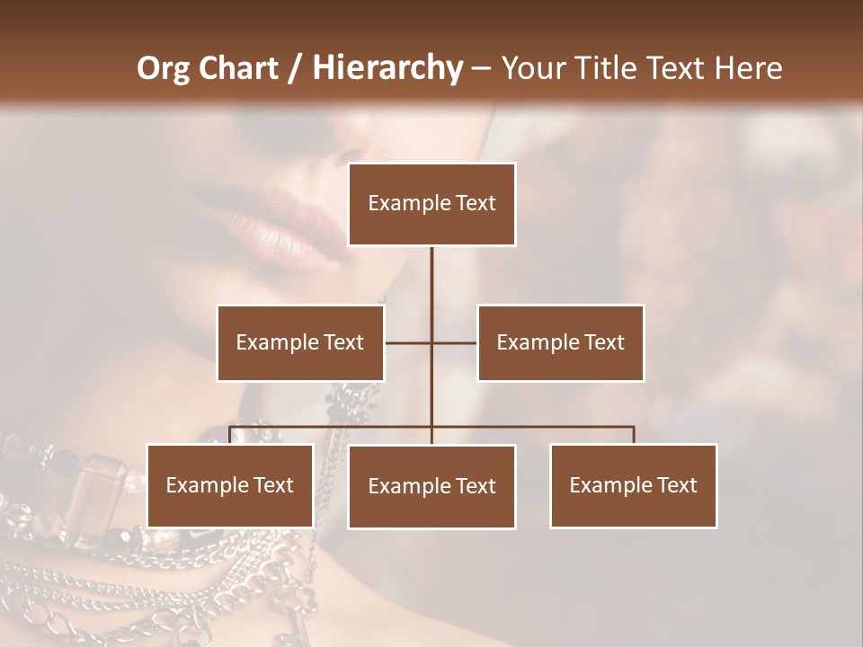 Makeup Glossy Earrings PowerPoint Template