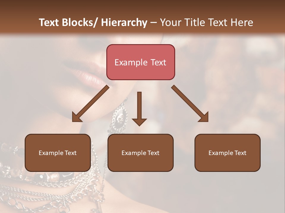 Makeup Glossy Earrings PowerPoint Template