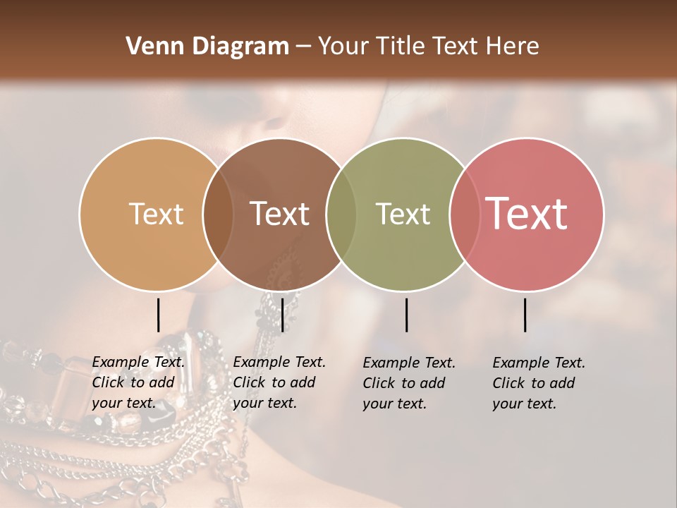 Makeup Glossy Earrings PowerPoint Template