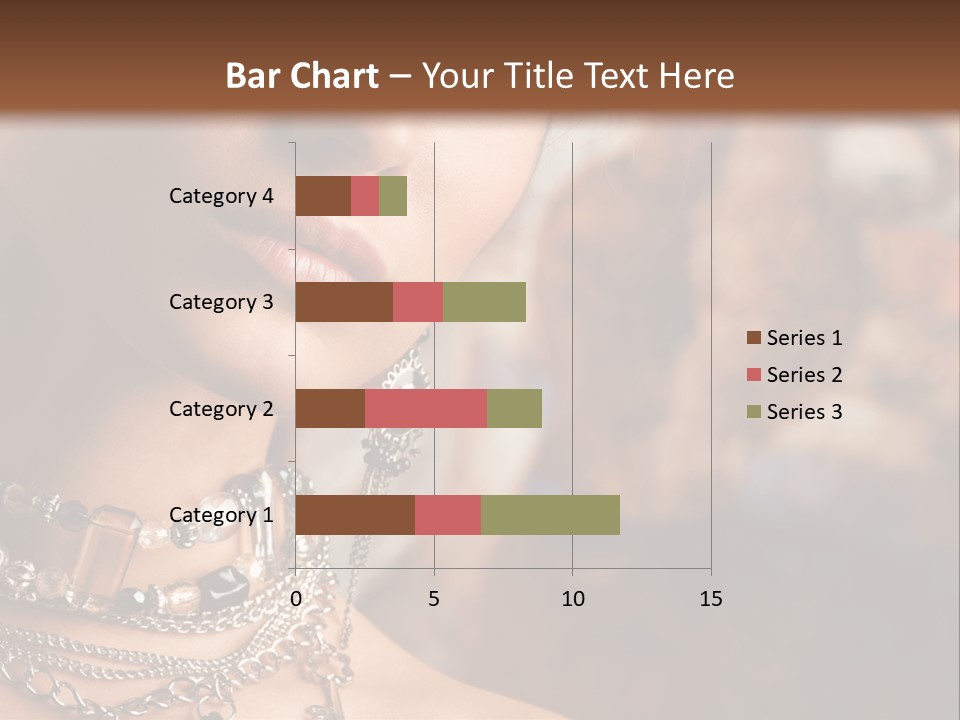 Makeup Glossy Earrings PowerPoint Template