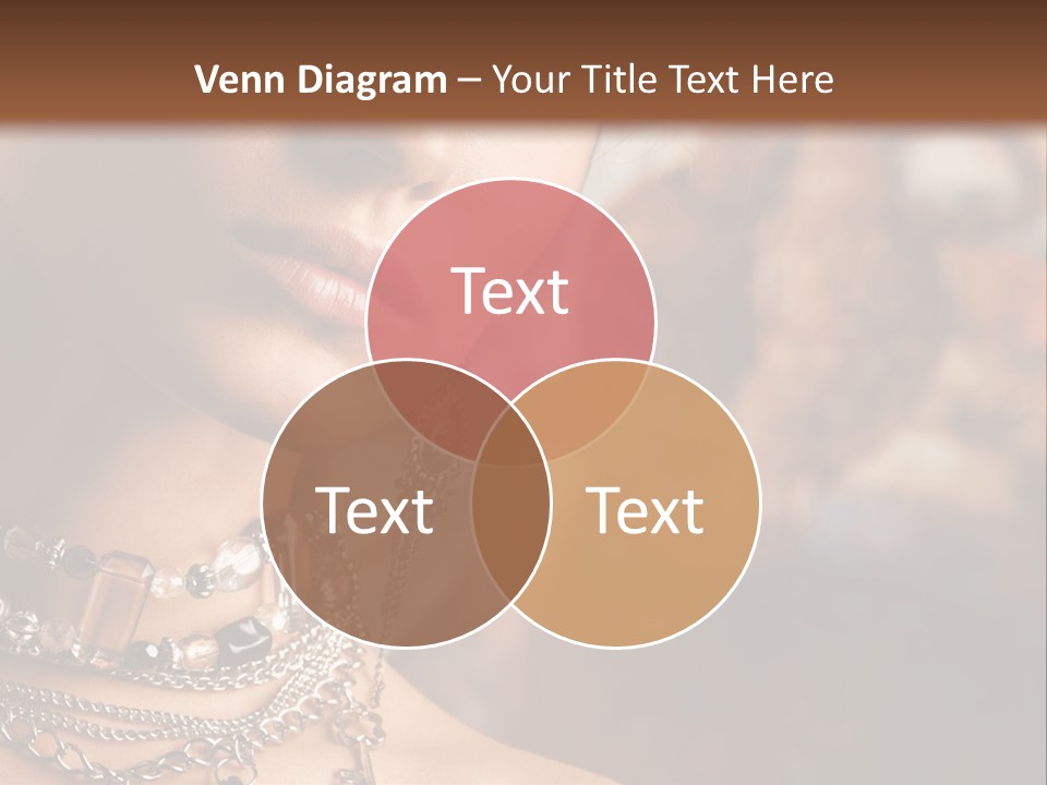 Makeup Glossy Earrings PowerPoint Template