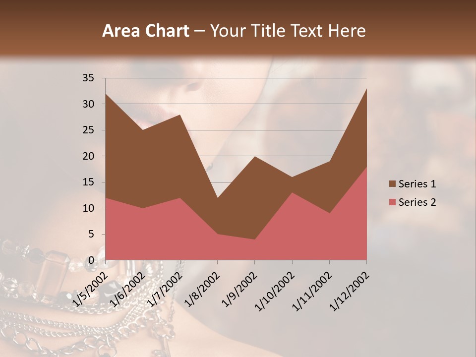 Makeup Glossy Earrings PowerPoint Template